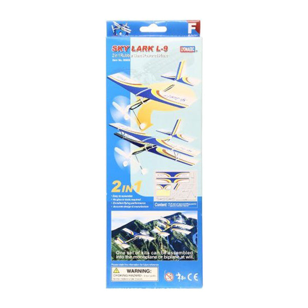 Sky Lark L-9 Rubber Band Powered Plane Kit