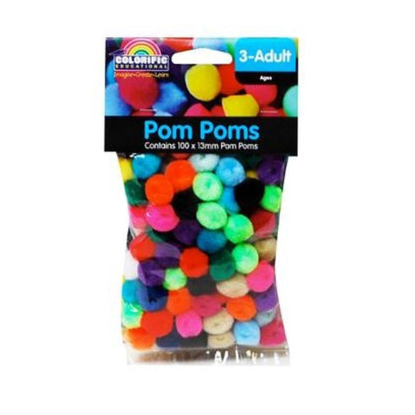 Pom Poms 13mm 100pcs