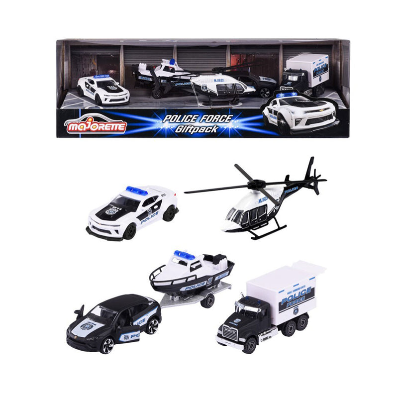 Majorette Police Force Gift Pack (Pack of 4)