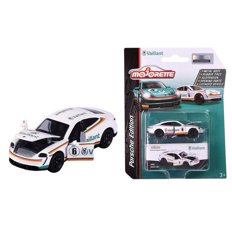  Coche Modelo Majorette Porsche Taycan Vaillant