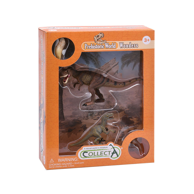 Set regalo di crisi del dinosauro da collezione