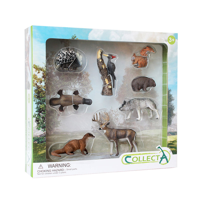  Set de regalo con figuras de animales del bosque de CollectA