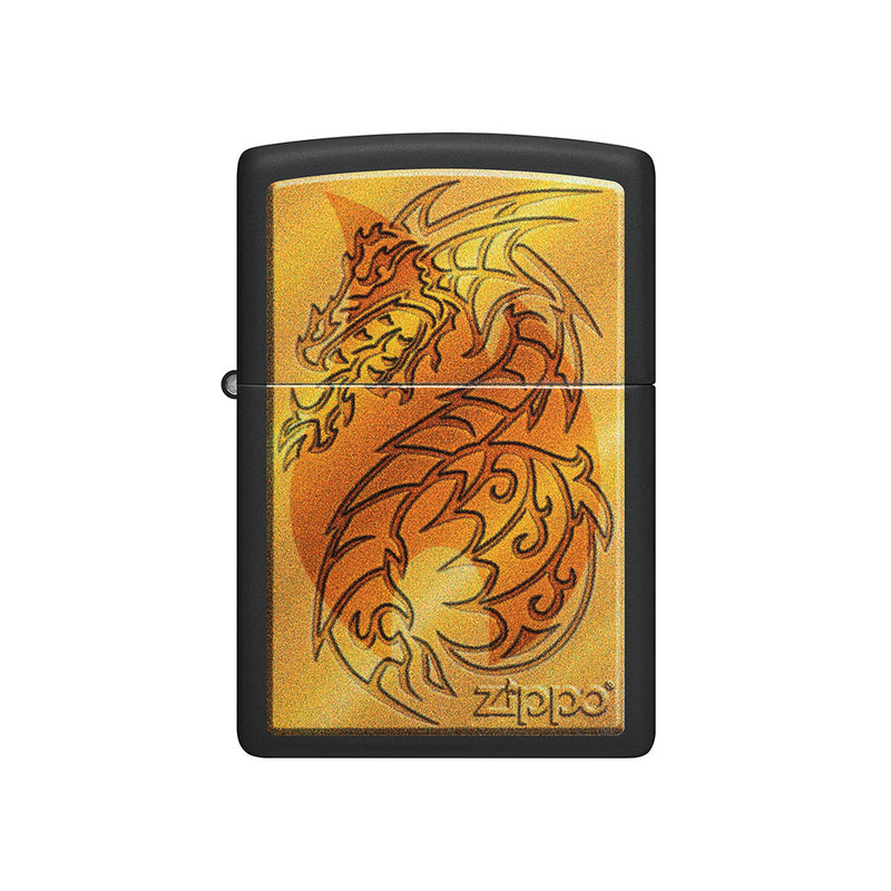  Encendedor Zippo Medieval Mitológico Resistente al Viento