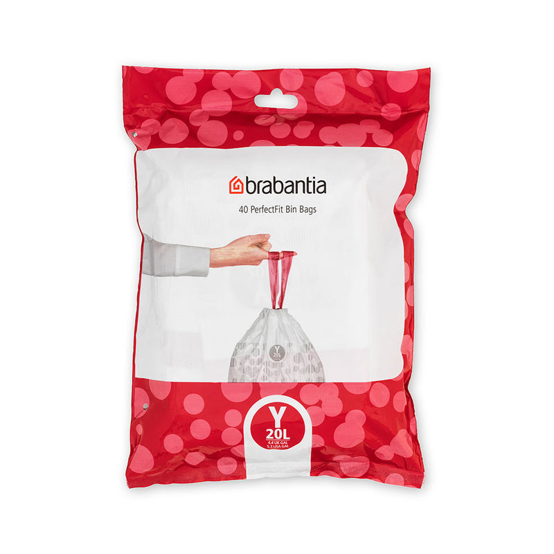 Brabantia PerfectFit Dispensver Pack avec 40 sacs