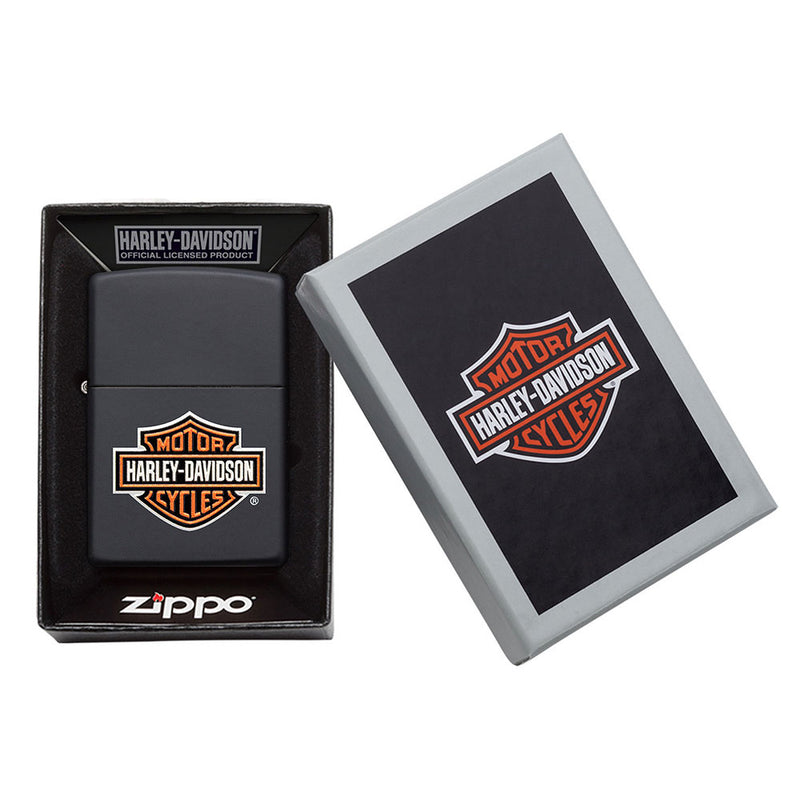  Encendedor Zippo Harley Davidson negro mate