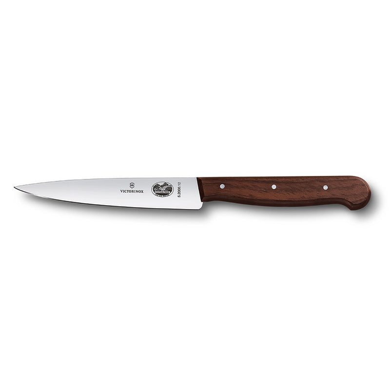 Cuchillo de tallado de servicios públicos Victorinox con asa de madera