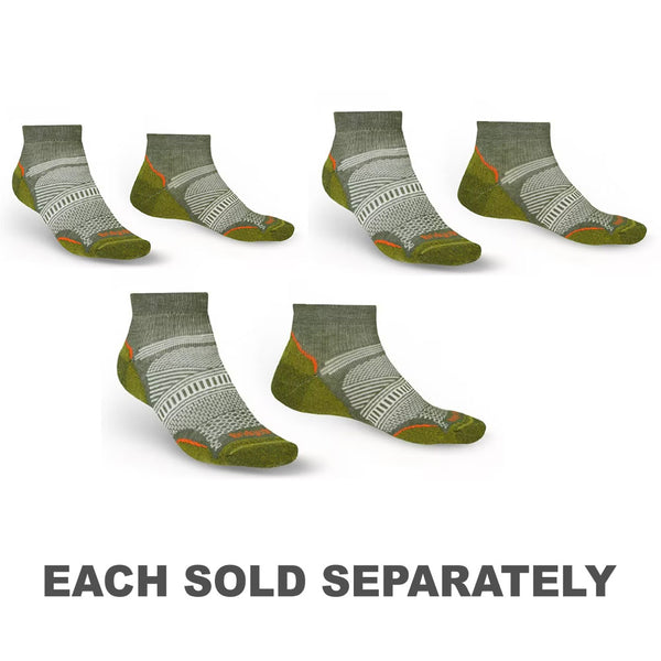 Low Cut Hike Ultralight T2 Coolmax Socks (Green)