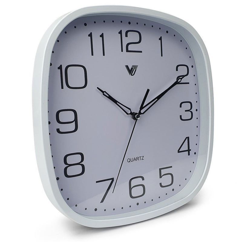 Reloj de pared de estudio cuadrado 10 "