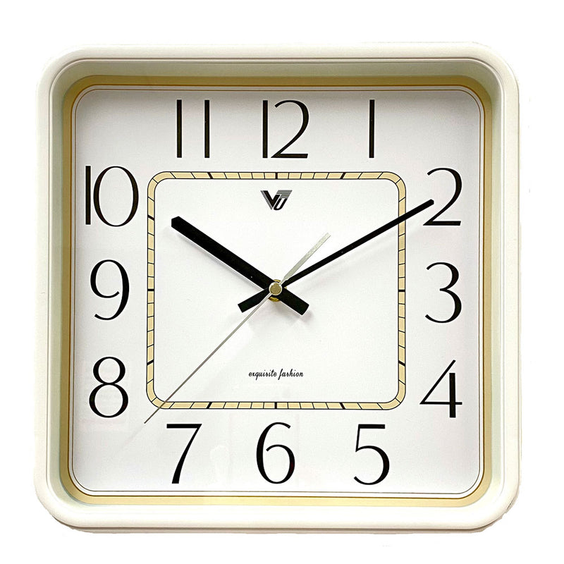 Reloj de pared cuadrada premium