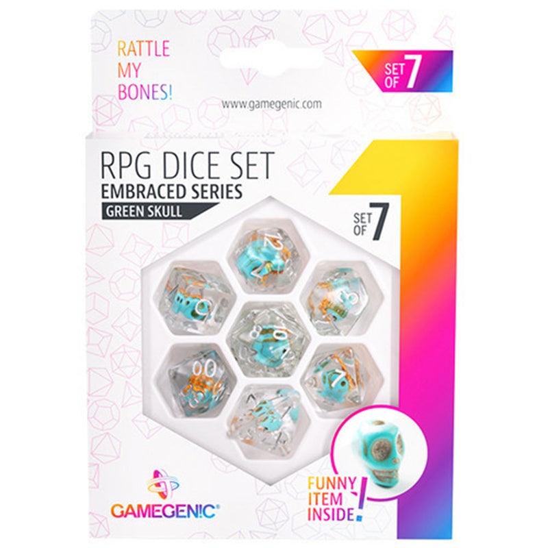  Gamegenic Embraced Series Juego de dados RPG 7 piezas