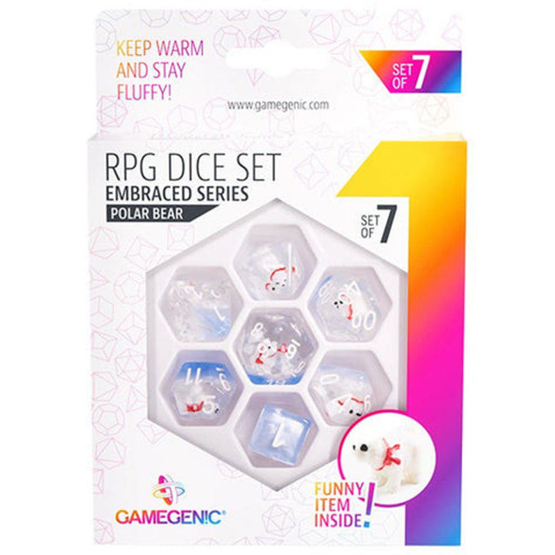  Gamegenic Embraced Series Juego de dados RPG 7 piezas