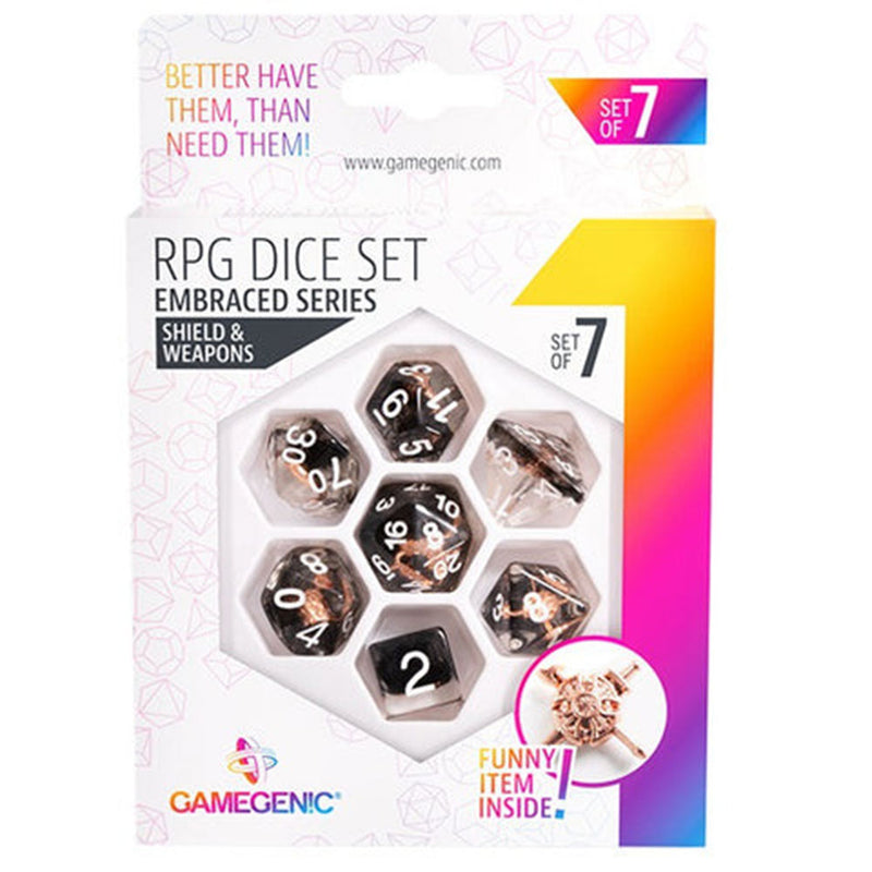 GameGenic abbracciato serie RPG Dice Set 7pcs