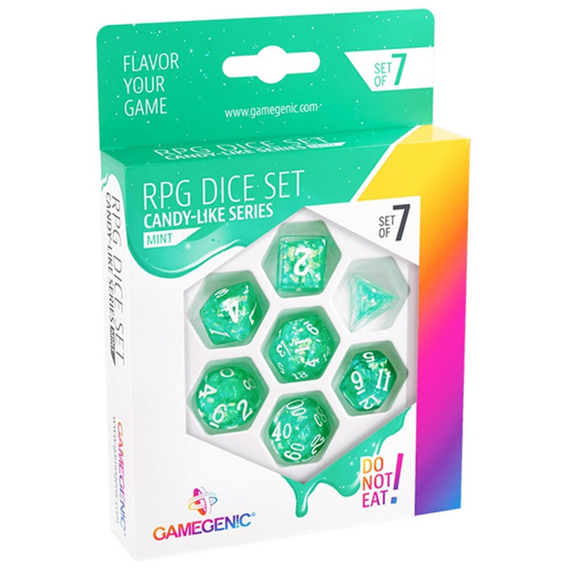  Gamegenic Candy-like Series Juego de dados RPG 7 piezas