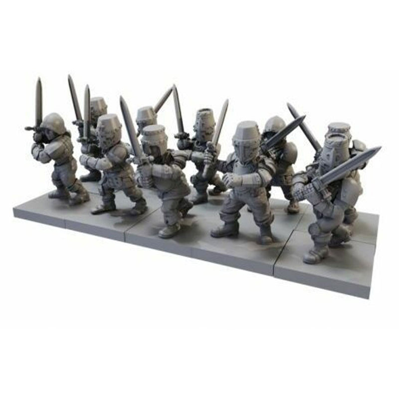  Miniatura del grupo de batalla Halfling de Kings of War