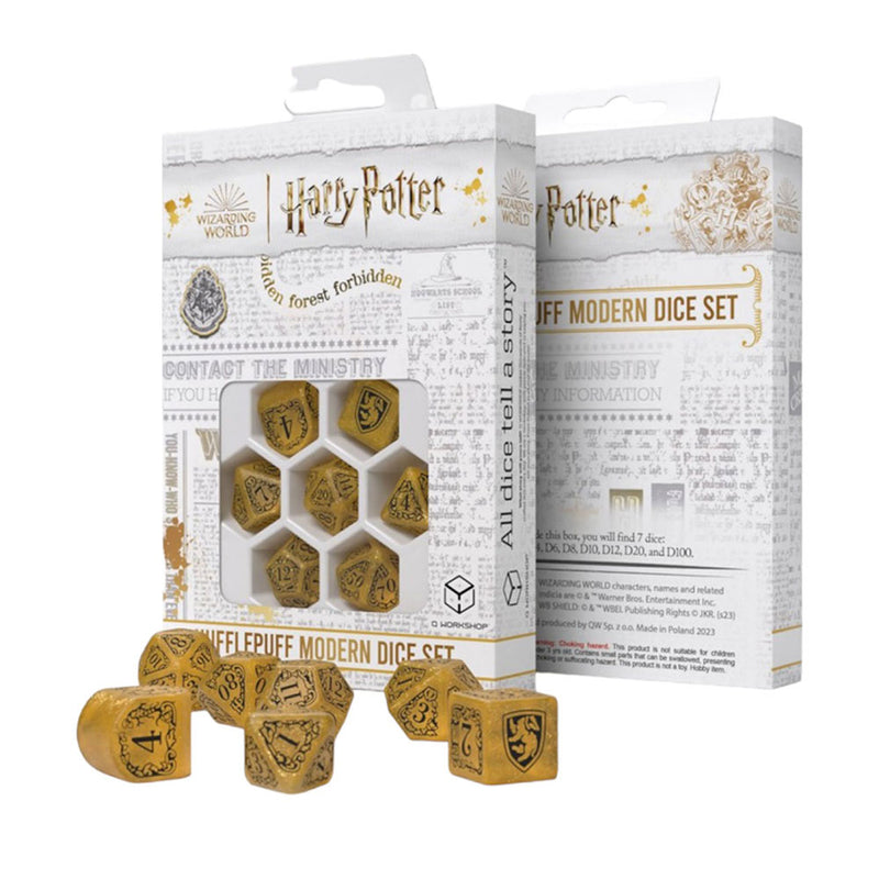 Juego moderno de 7 troqueles de Harry Potter Hufflepuff