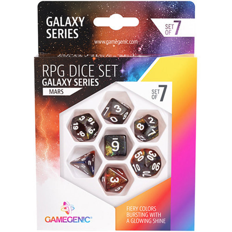  Juego de dados RPG Gamegenic Galaxy Series 7 piezas