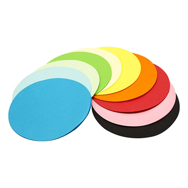 Rainbow Matt Kinder Circles 80gsm 120mm (Pack of 500)