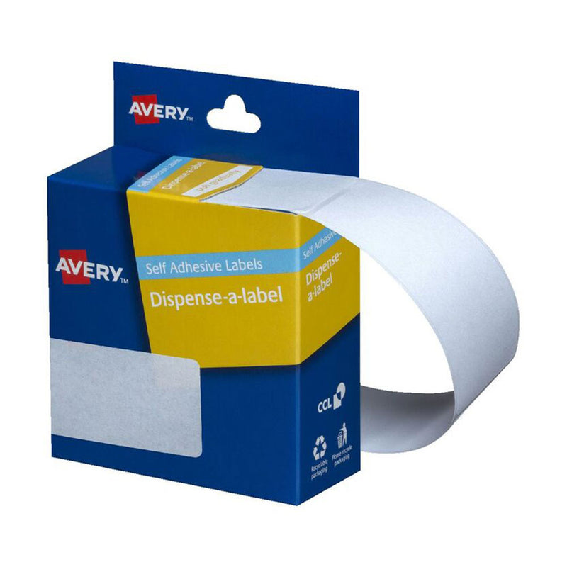 Avery White Label Dispenser (76x27mm)