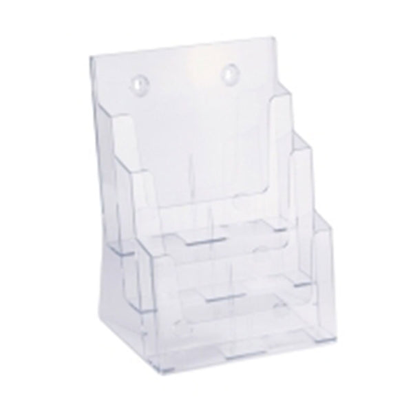 Italplast A4 3-Tier Clear Brochure Holder