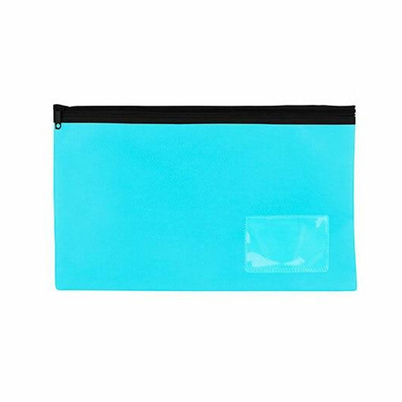 Case di matita Celco Bright con 1 zip (blu marino)