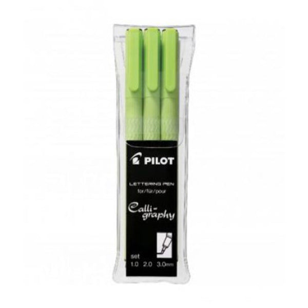 Pilot Lettering Pen 3pcs (Black)