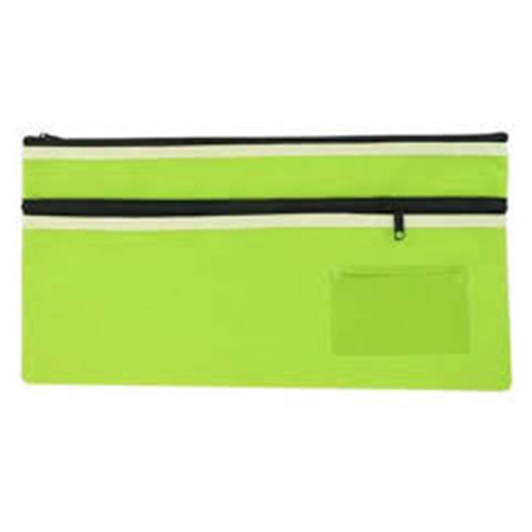 Étui au crayon Osmer Jumbo Polyester 2-Zip (35x18cm)