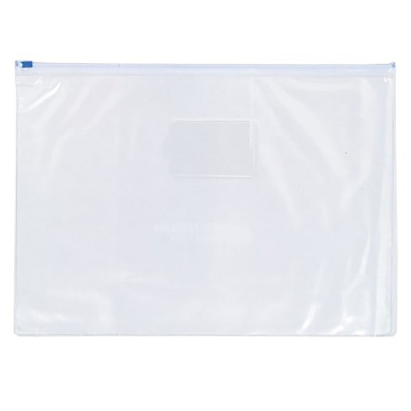 Marbig Enveloppe de cas de données transparente avec ziplock