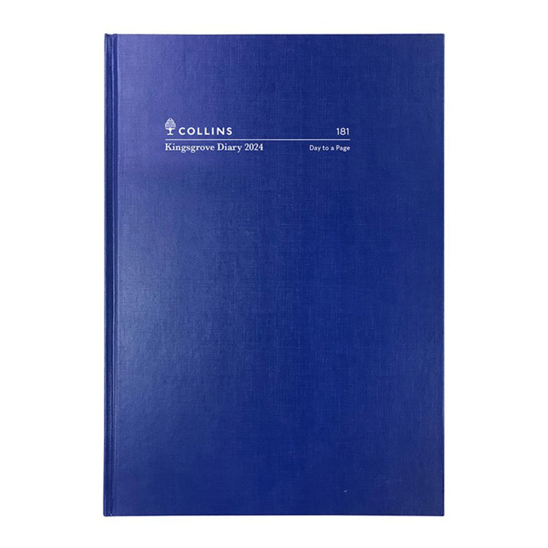 Collins Debden Kingsgrove A5 2024 Diary (azul)