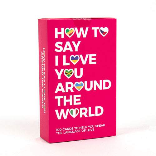 How to Say I Love You Around the World Cards