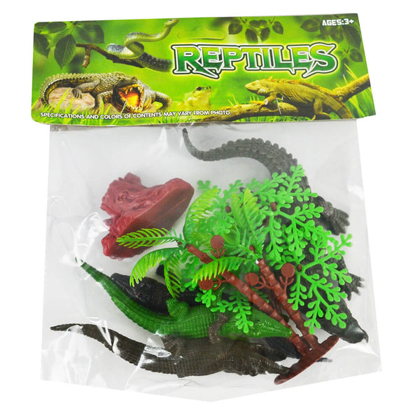 Toy Crocodiles in Bag