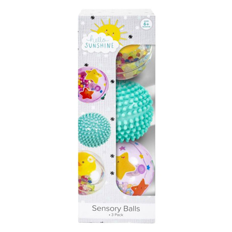 Hello Sunshine Sensory Balls 3pk