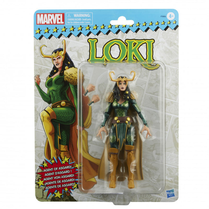  Figura de acción de la colección Retro Marvel Loki