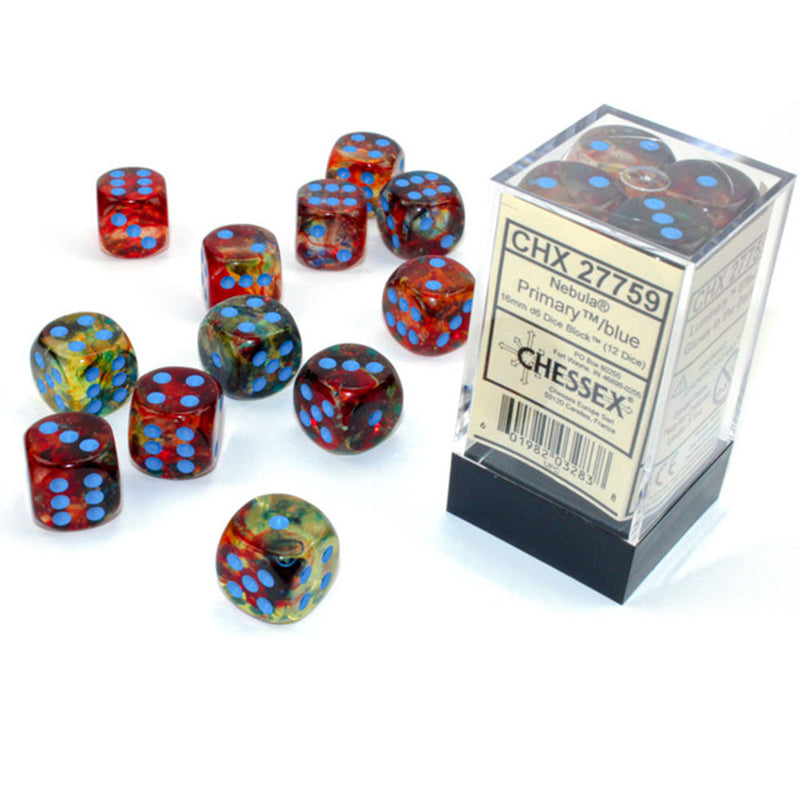 Blocco da dadi Nebula Chessex 16mm D6