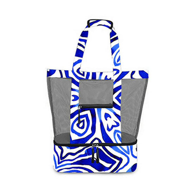  Bolsa de malla para nevera de playa 2 en 1 (60x60x45 cm)