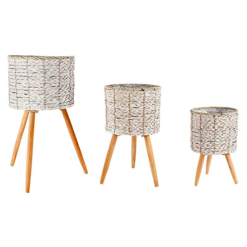 Malo Plant Stands con gambe 3 set (grandi 30x58 cm)