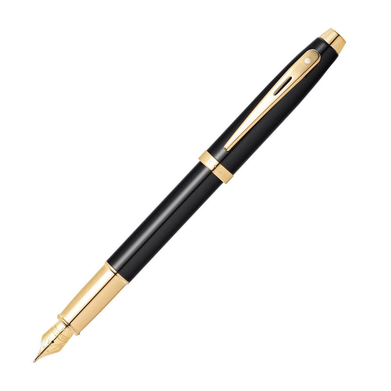 Stylo plume Sheaffer 100 laque noire avec or