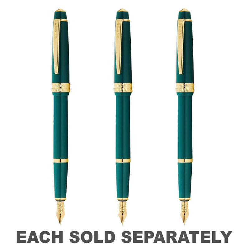 Cross Bailey Light Gloss Fountain Pen (Green/Gold)