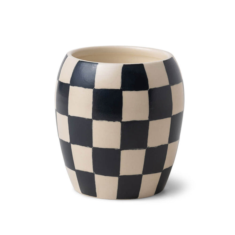  Recipiente de porcelana a cuadros Checkmate 11oz