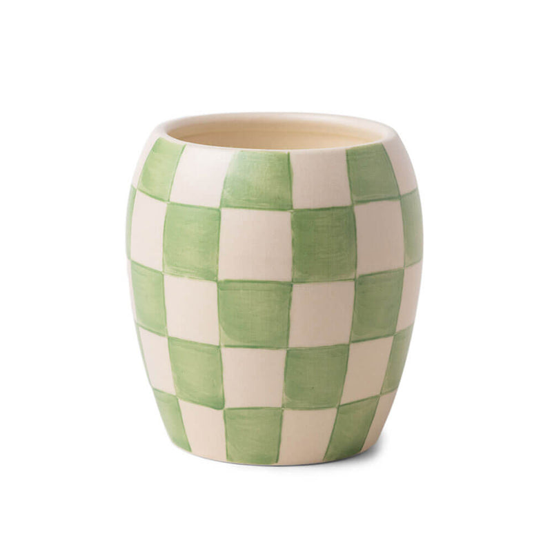  Recipiente de porcelana a cuadros Checkmate 11oz