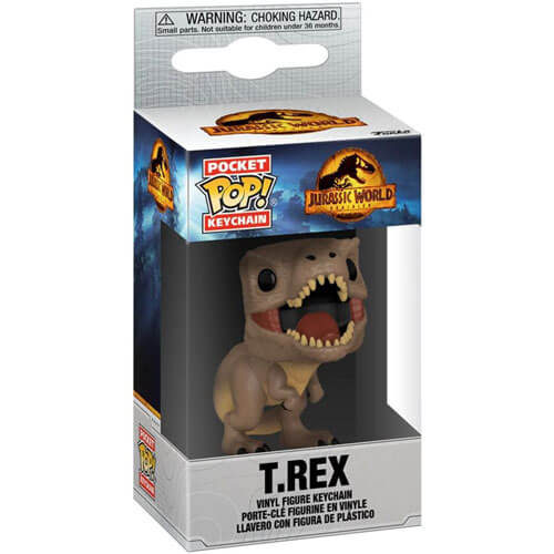 Jurassic World 3 Dominion T-Rex Pocket Pop! Keychain