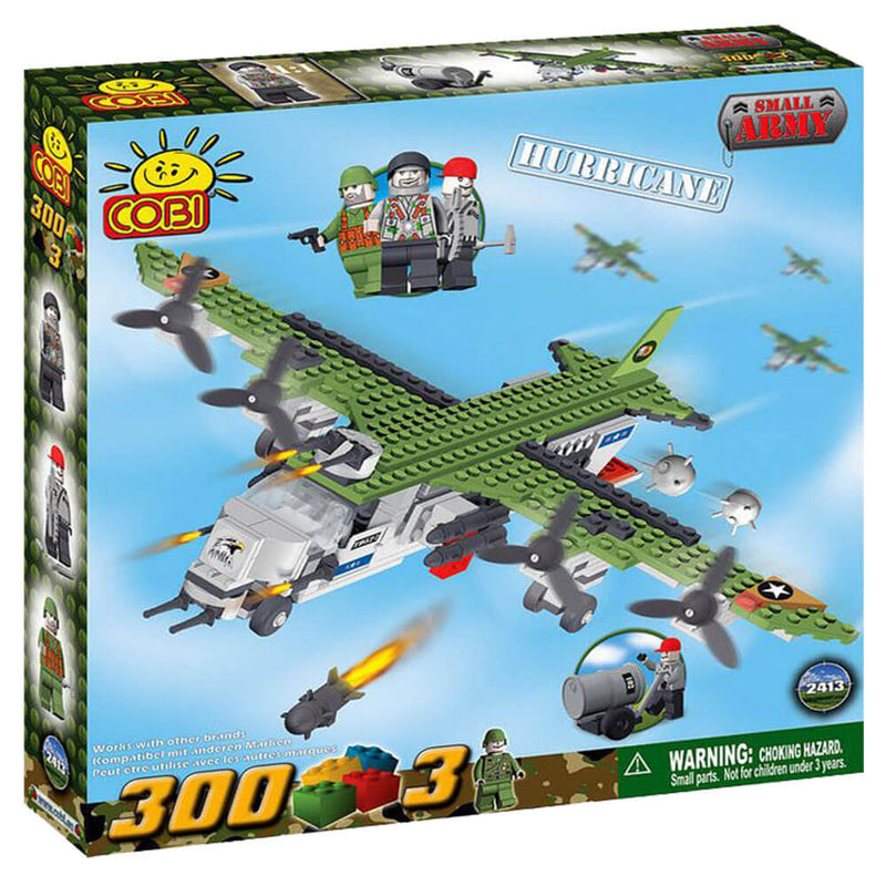 Small Army 300 Piece Aircraft Hurricane Construction Set