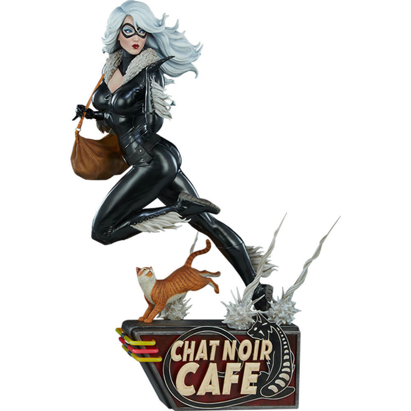 Spider-Man Black Cat Statue