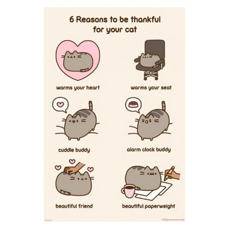  Póster Pusheen