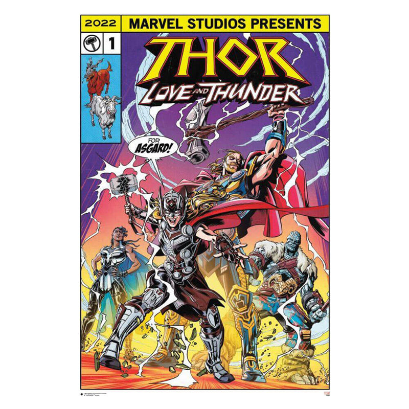 Thor : Affiche Amour et Tonnerre (61 x 91,5 cm)