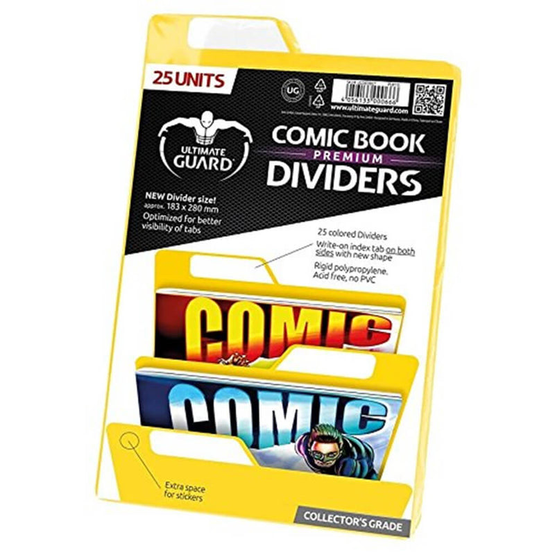  Separadores de cómics premium Ultimate Guard, paquete de 25