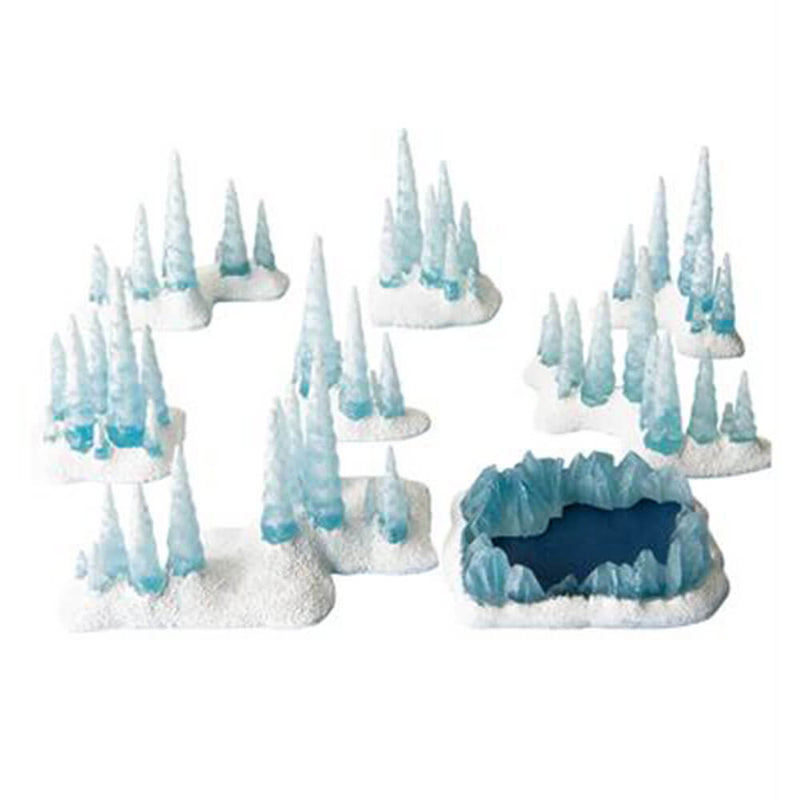 Cavernes de jeu de miniatures de glace