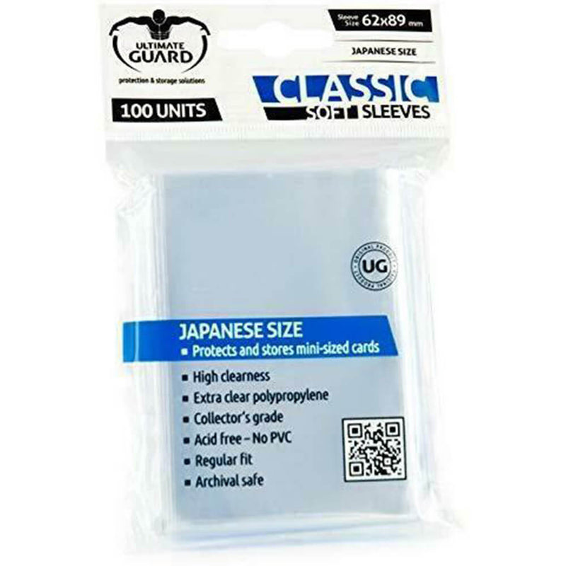 UG Classic Pochettes Souples Transparentes 100pcs