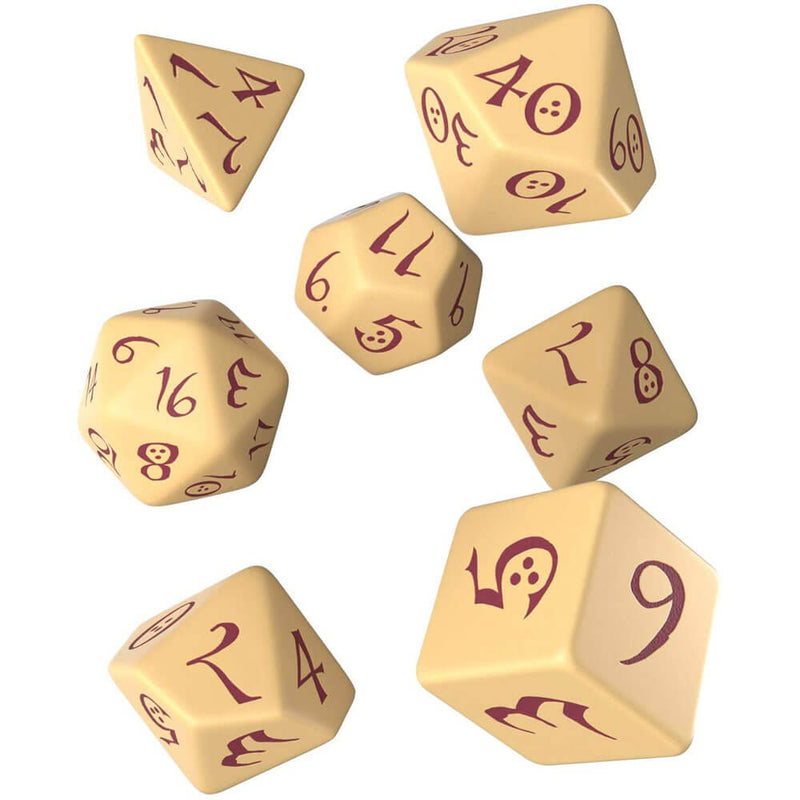 Q Workshop Classic RPG Dice Set di 7