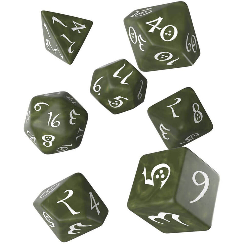 Q Workshop Classic RPG Dice Set di 7