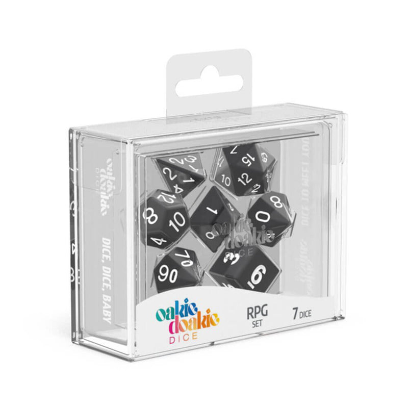  Oakie Doakie RPG Set Dados Sólidos 7uds